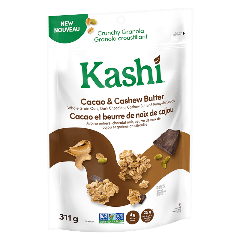 Kashi® Crunchy Granola Cacao & Cashew Butter 311g with Pumpkin Seeds, Kashi® Crunchy Granola Cacao & Cashew Butter 311g