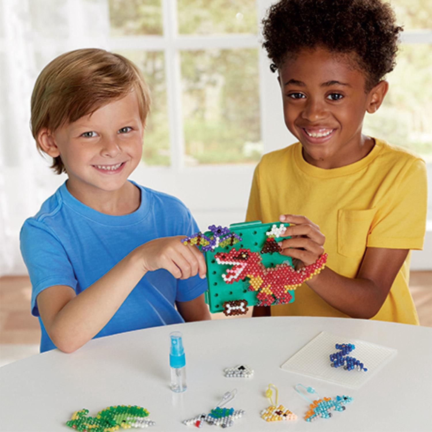 Aquabeads Dinosaur World, Complete Arts & Crafts Kit for Children - over 1,200 Beads