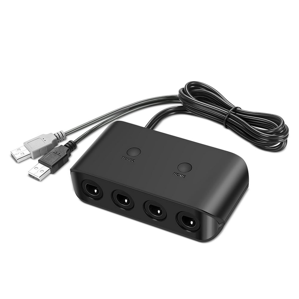 GameCube Controller Adapter for Nintendo Wii U and PC USB 4 Ports