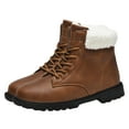 thumbnail image 2 of Bnwani Boots for Women New Winter Cotton Velvet Fleece 0 Boot Brown Size 9, 2 of 7