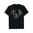 thumbnail image 2 of Men's Halloween Dancing Skeleton Graphic T-Shirt - 100% Cotton, Short Sleeve, Black, Fun & Spooky Design with Pumpkin Heads, Perfect Gift for Dad, Husband, Grandpa, Sizes S-XXXL, 2 of 8