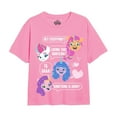 thumbnail image 1 of My Little Pony T-Shirt Poneys Texte pour Filles, 1 of 3