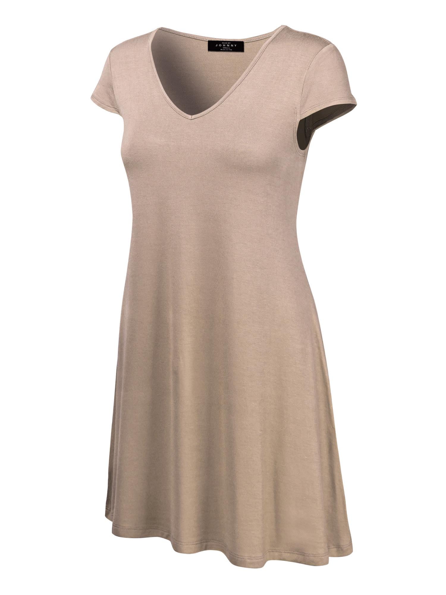 cap sleeve t shirt dress