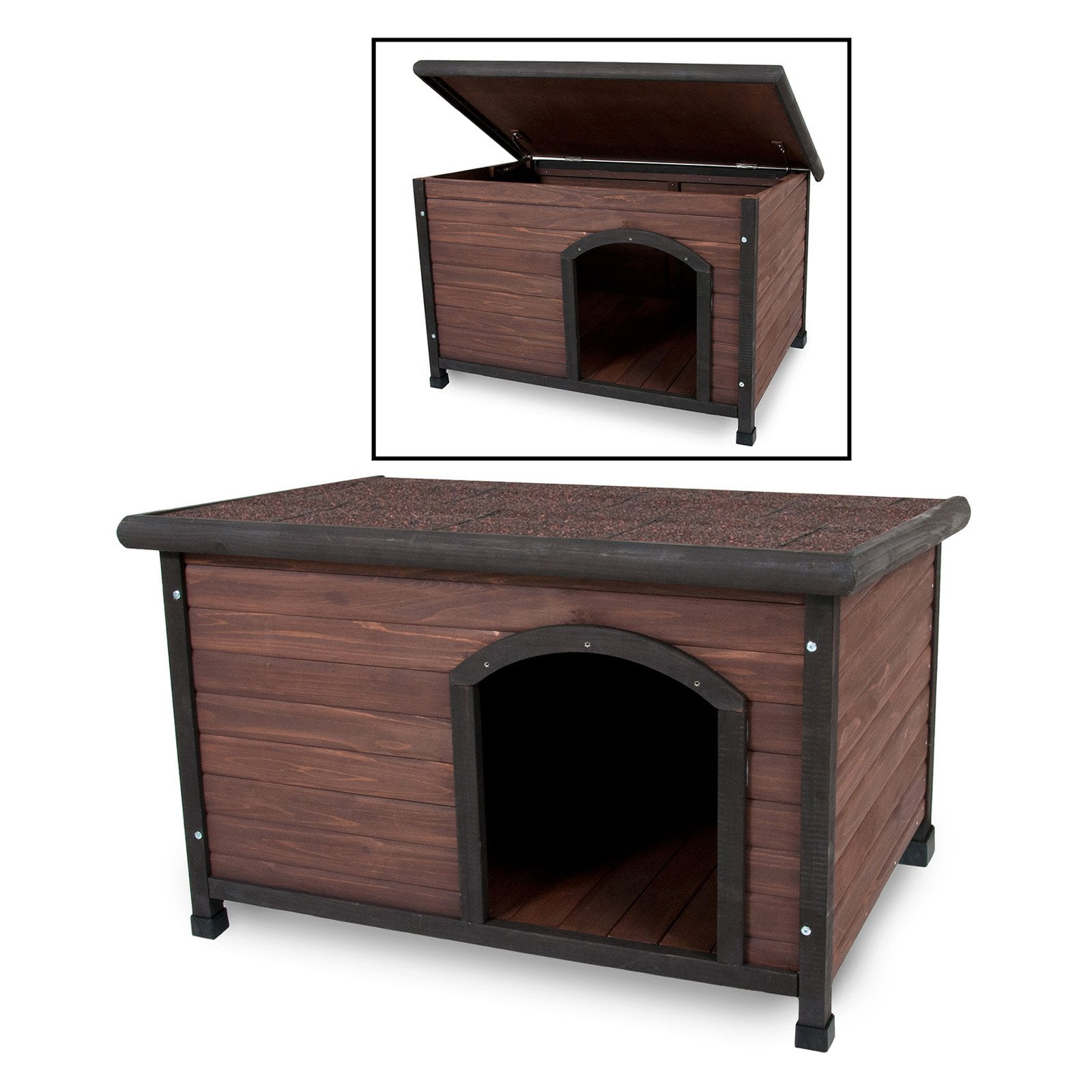 Aspen Pet Offset Entry Dog House Intermediate