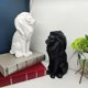 thumbnail image 5 of Figura de león, estatua de león, arte coleccionable, regalos de Navidad, estilo nórdico para sala de estar. blanco, 5 of 7