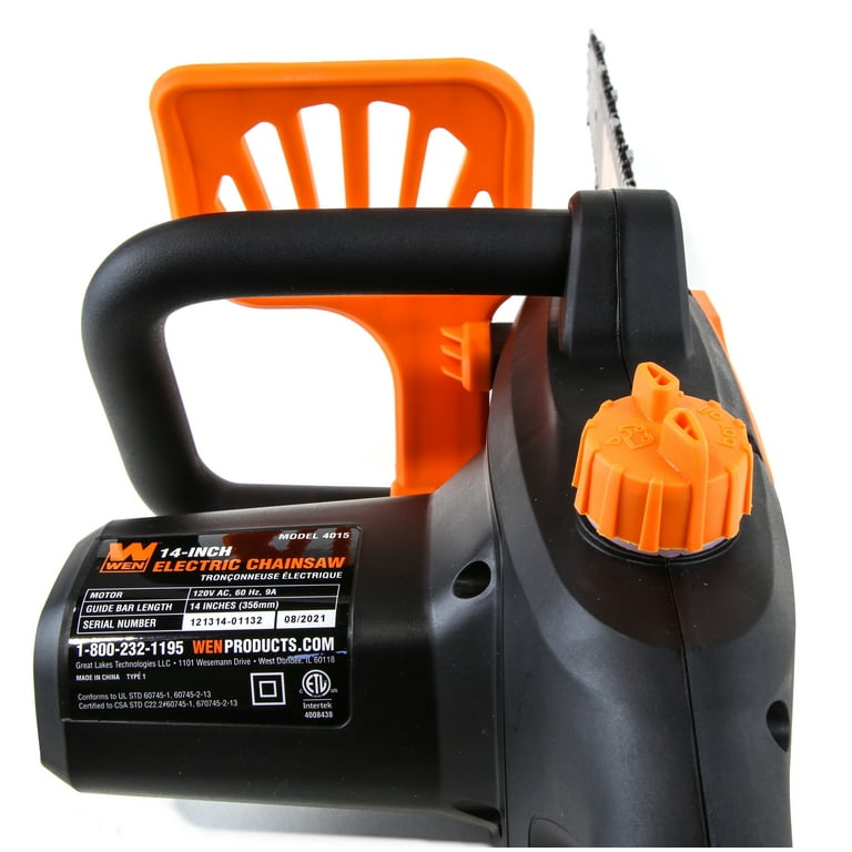 Free Shipping WEN 9 Amp 14 Inch Electric Chainsaw Walmart