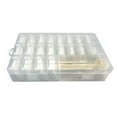 thumbnail image 2 of Bobinas de plástico Advancent caja de almacenamiento transparente 100 piezas, 2 of 6