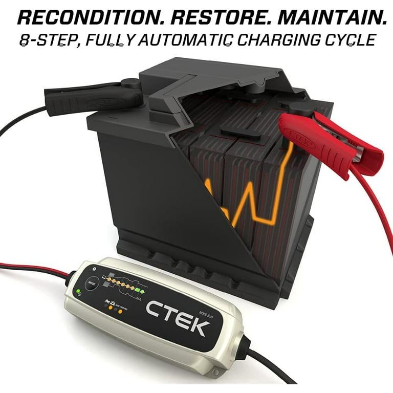 【スリル】CTEK バッテリーチャージャー MXS 5.0 40-206 Amazon.com: CTEK Bundle | 40-206 MXS 5.0 Fully Automatic 4.3