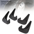 thumbnail image 4 of Guardias de Salpicaduras, Brower negro y Trasero Resistente al ImpactO 4pcs Anti salpicaduras de aletas universales de Lodo Universales Establecidos para Camioneta de Camioneta SUV, 4 of 7
