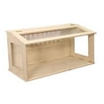 thumbnail image 3 of Almencla Wood Hamster Cage Breathable Hideaway Nesting Box for Mouse Gerbils Reptiles clear sides 40cm, 3 of 8