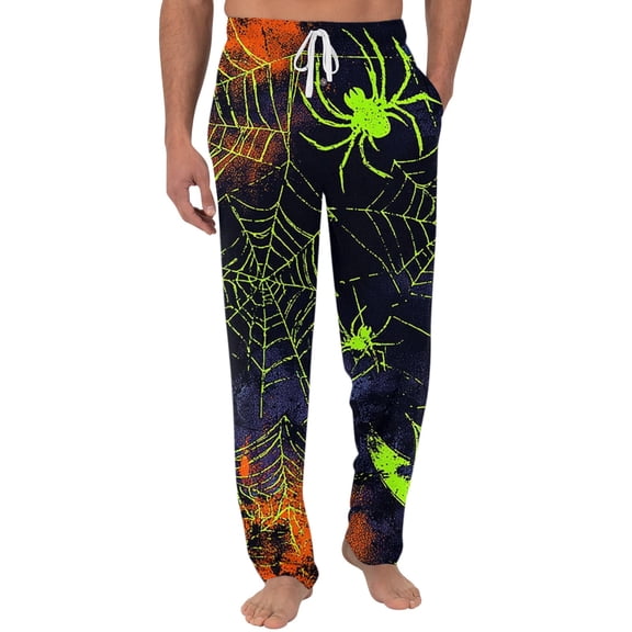 Satingcolo Mens Pajama Pants Soft Lounge Sleep Pants lightweight Pajama Bottoms for Men with Drawstring Pockets