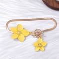 thumbnail image 4 of YYKihy French High End Design Alloy Flower Anklet Light European And American Fashion Simple Female Style, 4 of 9