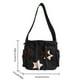 thumbnail image 4 of Bolso bandolera informal para mujer, bolso escolar Y2K de lona de gran capacidad para adolescentes y estudiantes, 4 of 8