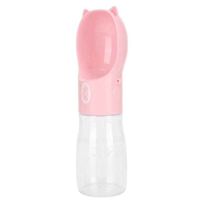 Dispensador de agua portátil Bling Bling para cachorros botella de agua 380 ml a prueba de fugas