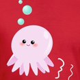 thumbnail image 3 of CafePress - Cute Pink Octopus T Shirt - Men's Fitted T-Shirt, 3 of 4