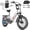 White, variant on W WALLKE H7 Ultra 4000W Ebike, 37MPH Electric Bike, 48V 55Ah Portable Power Station Battery, Torque Sensor, 20" Puncture-Proof Fat Tire