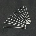 thumbnail image 2 of EOEMY Craft Diy Mixed Size Silver Plated Head Pins Jewelry Finding Size 16mm-45mm-900Pcs 20mm, 2 of 9