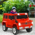thumbnail image 3 of Costway Mercedes-Benz Unimog Ride On Car 12V off roadSUV Truck w/ Remote Control Red, 3 of 12