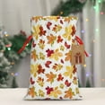 thumbnail image 5 of Cauagu Autumn Leaves 1 Pattern Christmas Gift Bag,Drawstring Xmas Gift Bags Holiday Gift Wrapping Gift Pouch with Tag Holiday Gift Bags Party Favor Bags,1PCS-Medium, 5 of 9