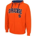 thumbnail image 2 of Men's Colosseum Orange Syracuse Orange Big & Tall Full-Zip Hoodie, 2 of 3