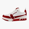 thumbnail image 2 of Steve Madden Skater Women's Fashion Sneakers Red/White Size 9.5 M, 2 of 8