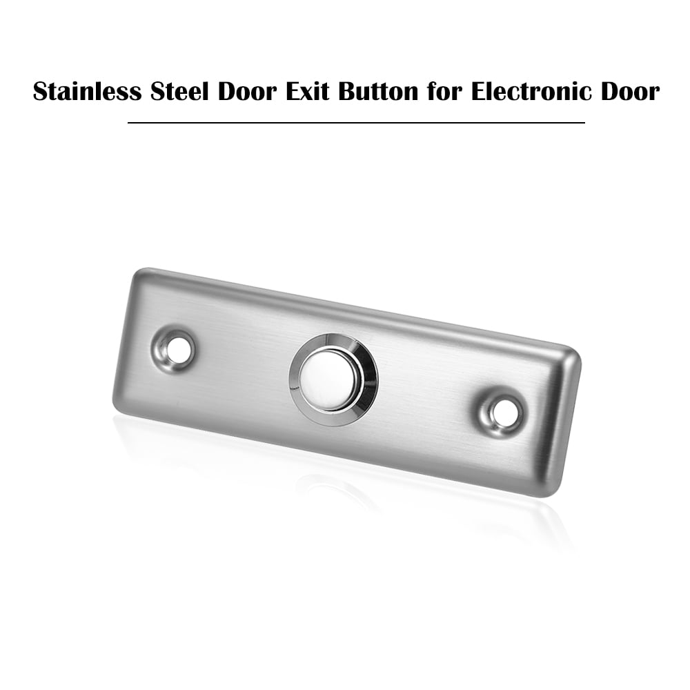 Exit Push Button White Switch Electric Magnetic Lock Door Access Control 