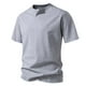 thumbnail image 1 of pstuiky Camisas de manga corta para hombre, Blusa básica de manga corta con cuello redondo y mangas cortas para hombre ropa de hombre s, 1 of 4