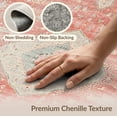 thumbnail image 6 of ODIKA 6'x9' Washable Area Rug Non-Slip, Easy Care, Distressed Vintage Tapete Rosa Ornate Border Symmetrical for Family Room, Living Room, Master Bedroom, 6 of 7