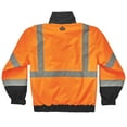 thumbnail image 2 of Ergodyne GloWearÂ® 8379 Type R Class 3 Fleece Lined Bomber Jacket, Orange, L, 2 of 4