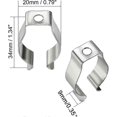 thumbnail image 3 of 20Pcs T8 U Clips Holder Bracket for LED Light Tube, LED Fluorescent Tube Replacement Mounting Accessories, 3 of 5