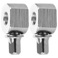 thumbnail image 7 of QIFULL 2Pcs Drum Kit Pedal Hammer Counterweight Silver Metal Replacement Drum Foot Pedal Parts, 7 of 7