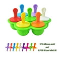 thumbnail image 2 of Darzheoy Silicone Popsicle Mold, 7-cavity DIY Ice Mold with Colorful Sticks, Popsicle Makers for Egg Bites, Lolli and Ice Cream Mould, Baby Food Storage Container, Ice Trays, 2 of 6