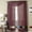 Burgundy, variant on (Single) Abri Rod Pocket Crushed Sheer Curtain Panel with Matching Scarf