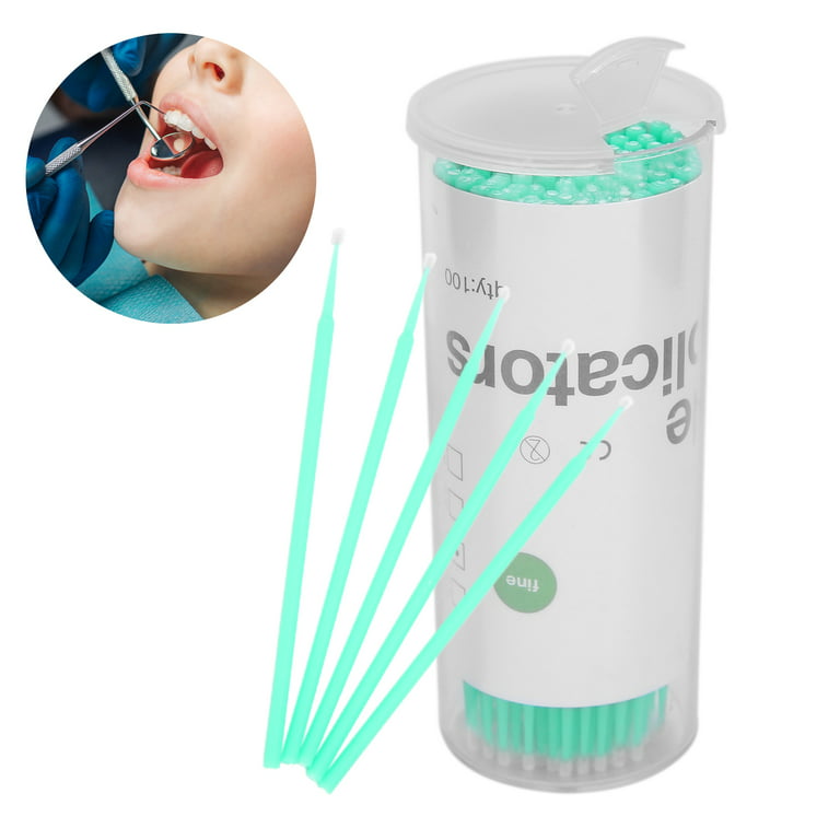 Dental Disposable Micro Brushes Applicators Micro Brush Dentistry - 100pcs
