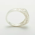 thumbnail image 4 of LBG British Made 10k White Gold Natural Diamond Womens Eternity Ring - 33 size options - Size 4, 4 of 7