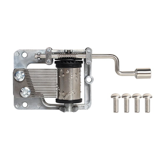 Musical Movement Set Hand Crank/Windup Model Precise Musical Movements Part with Screws