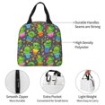 thumbnail image 5 of Lsque Cactus In Pots Pattern Lunch Bag Women/Men Insulated Lunch Box,Small Leakproof Cooler Food Lunch Containers Reusable High Capacity Lunch Tote Bags, 5 of 6