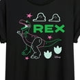 thumbnail image 3 of Toy Story - Neon Rex - Juniors Ideal Flowy Muscle T-Shirt, 3 of 5