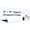 18"W x 39.4"H, variant on Dry Erase Whiteboard Sticker 48" x 71" Peel And Stick Wall Mount