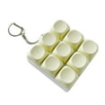 thumbnail image 5 of Zxpjkyu 9 Key Keyboard Fidget Clicker Toy Keychain Accessory Multifunctional Sturdy with Light Yellow, 5 of 9
