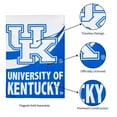 thumbnail image 5 of Kentucky Wildcats 12.5'' x 18'' Double-Sided Burlap Garden Flag, 5 of 5