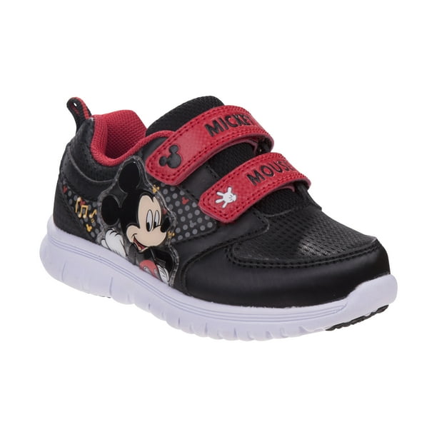 Josmo Disney Mickey Mouse Boys' LightUp Boys Sneaker Shoe Red