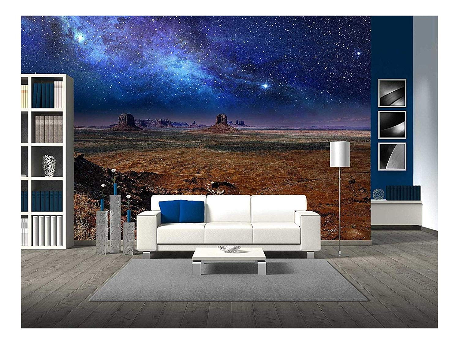 Wall26 Starry Night Sky Over The Monument Valley Removable Wall26 Starry Night Sky Over The Monument Valley Removable