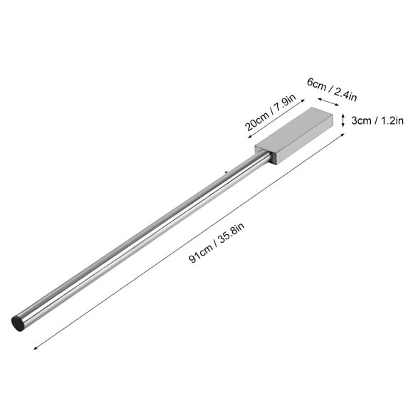 Kayak 91cm Stainless Steel Kayak Trolling Motor Mount Bar with Hardware