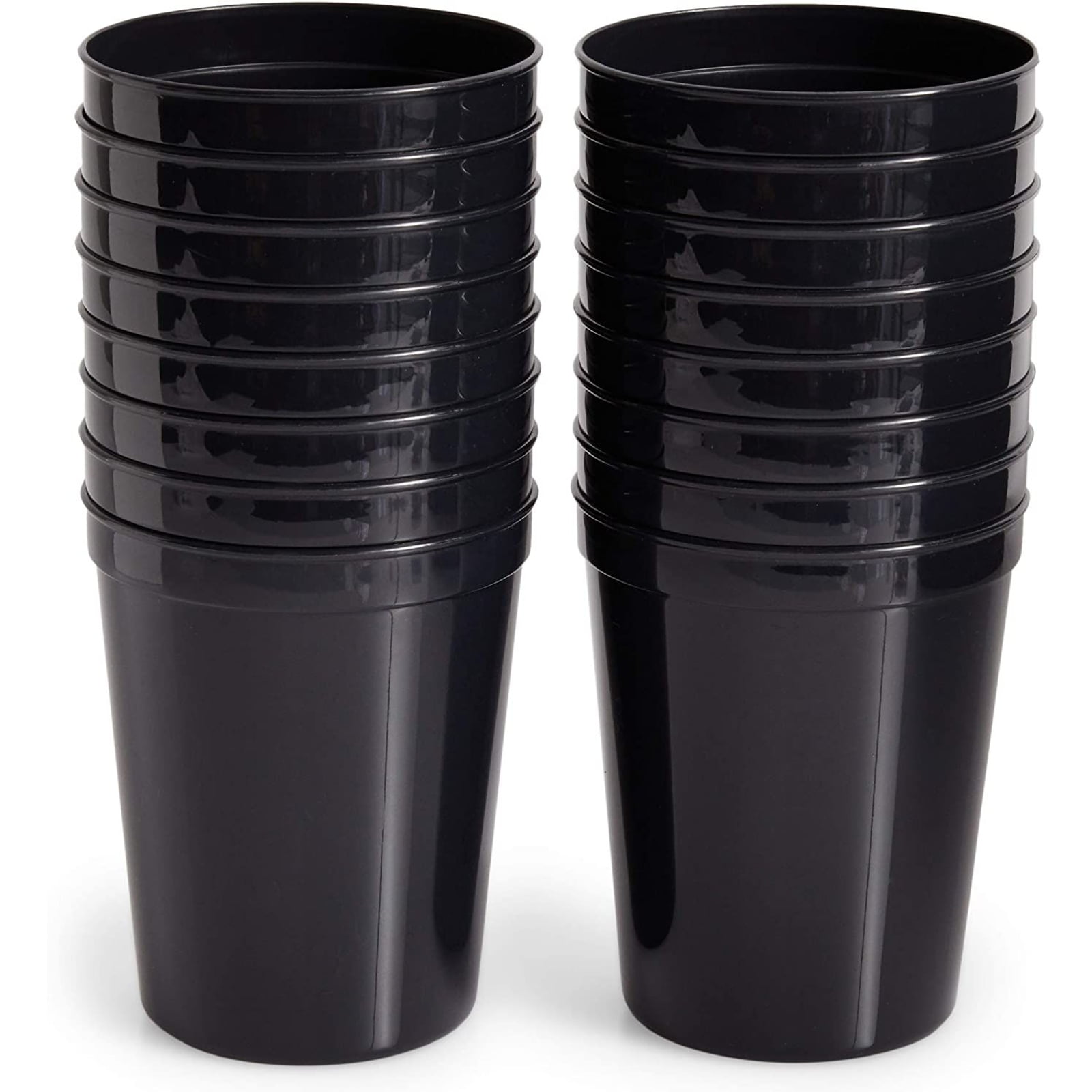 True Black Plastic Party Cup