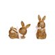 thumbnail image 2 of Adornos de Pascua, regalos de Pascua, paquete de dos, adorno de conejo de resina con efecto ratán, decoración para el hogar, jardín, patio, decoración del hogar, adornos de conejo de resina., 2 of 6