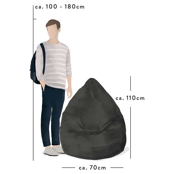 Brava Bean Bag XL RED Walmart
