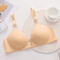 thumbnail image 3 of Wirefree Support Bras For Women, Full Coverage No Underwire, Adjustable Straps For Custom Fit, Ultra Soft Breathable Fabric Beige 40B Size, 3 of 4