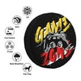 thumbnail image 6 of DouZhe Waterproof Spare Tire Cover, Game Zone with Joystick Prints Adjustable Wheel Covers Fit for Jeep Trailer RV SUV Car, 14 inch, 6 of 7