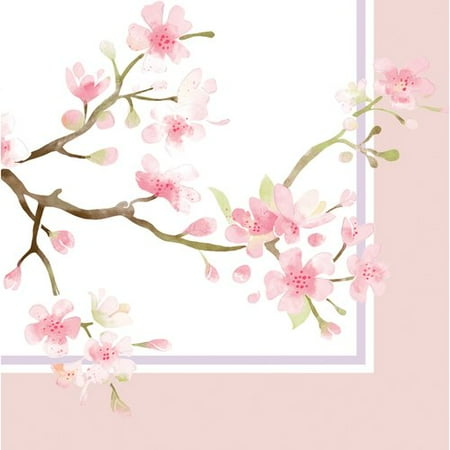 Blossom Napkin - Cypress Home Cherry Blossom 5'' Napkin (Set of 20)